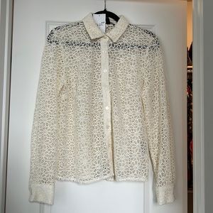 Floral lace top